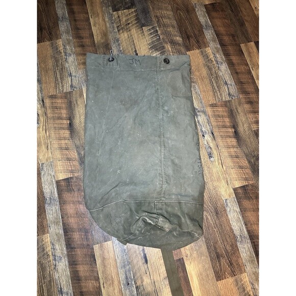 Vintage Military Backpack/Duffle Army OD Green - Picture 3 of 4